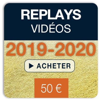 Tous les replays vidéos 2019-2020