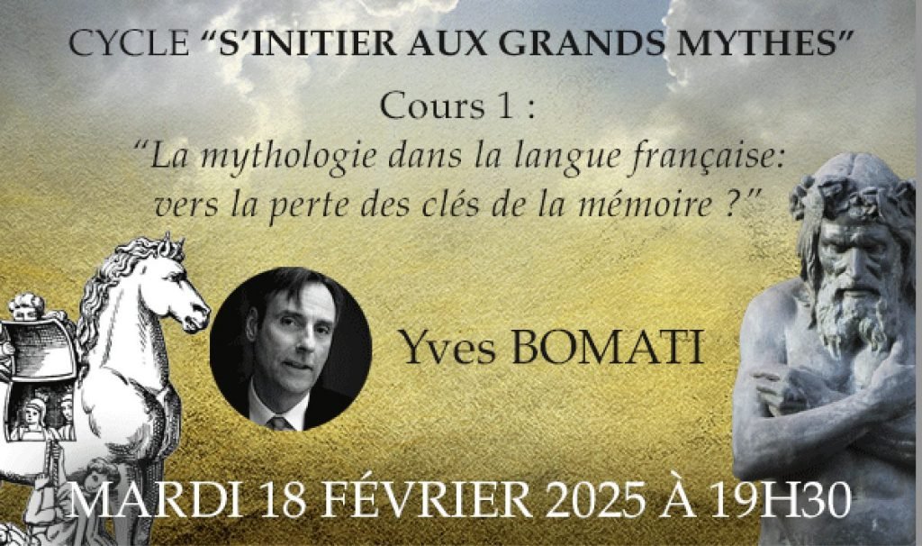 Cours 1 : cycle "S'initier aux grands mythes" : La mythologie dans la langue française: vers la perte des clés de mémoire?