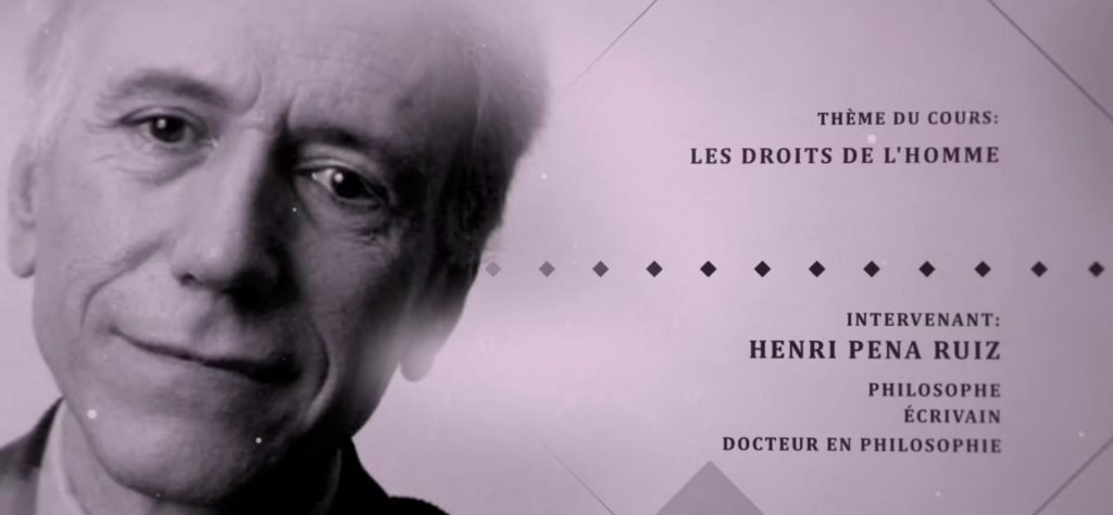 Les droits de l'homme - Henri Pena Ruiz