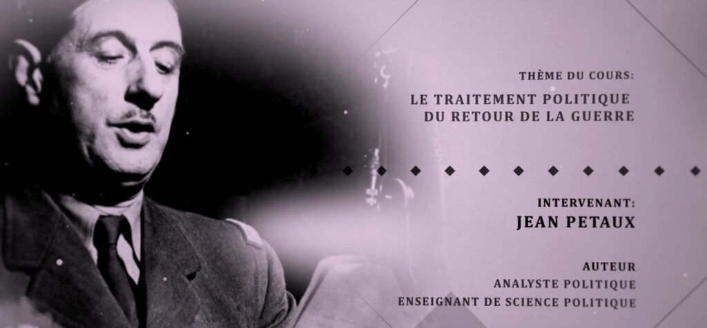 Le traitement politique du retour de la guerre - Jean Petaux