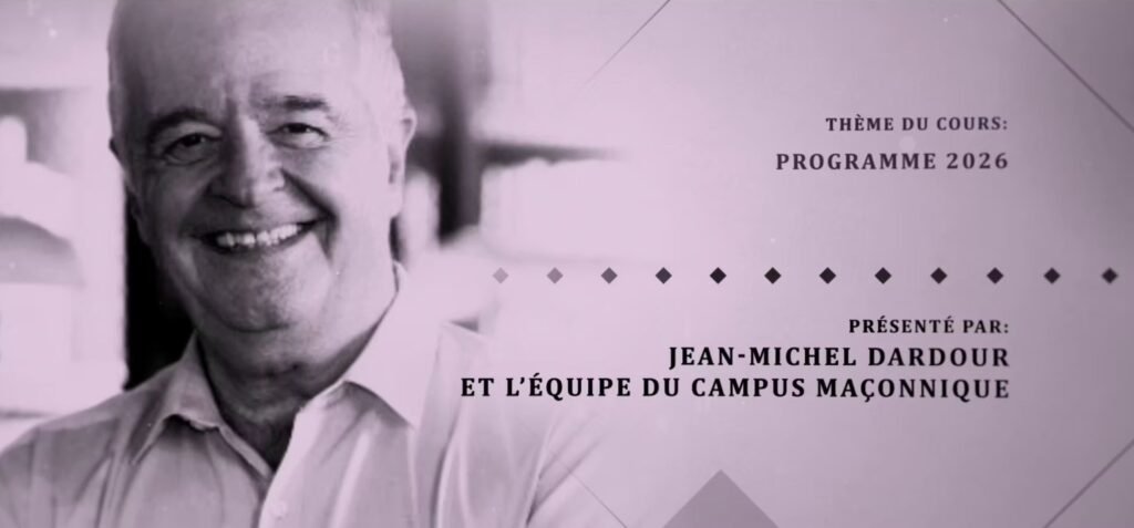 Présentation du programme 2026 du Campus Maçonnique