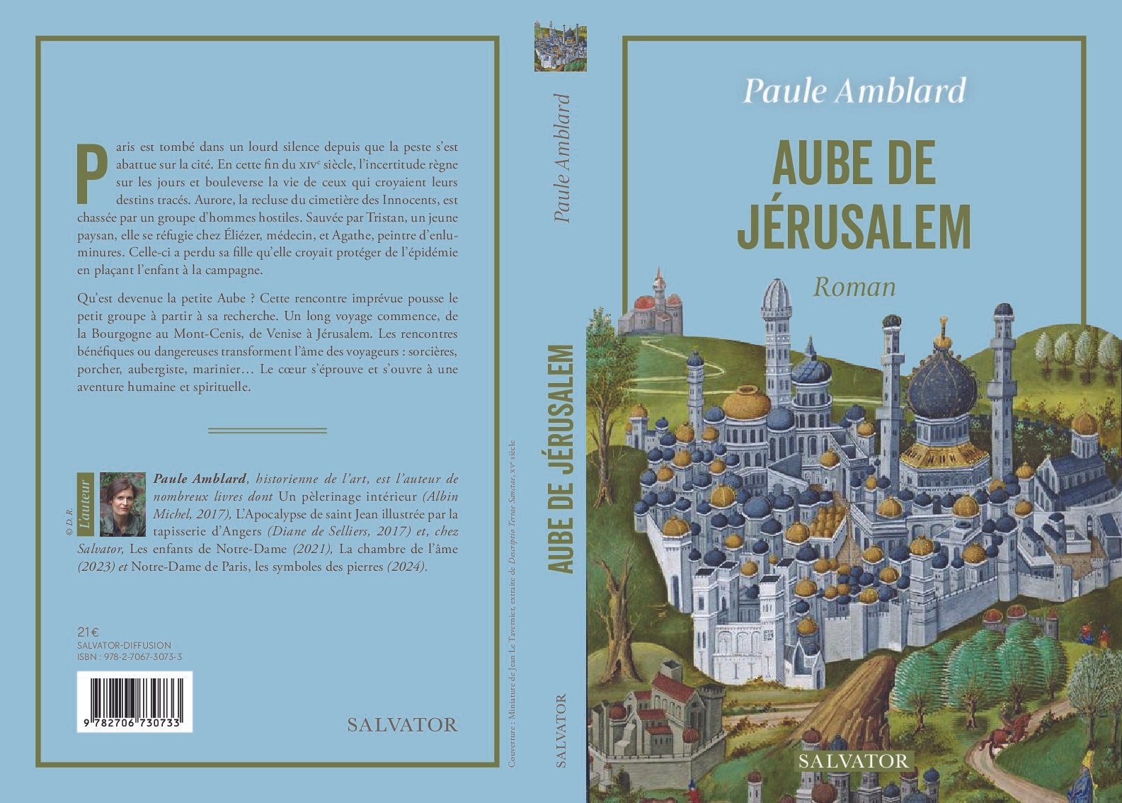Aube de Jerusalem, couverture avant arrière