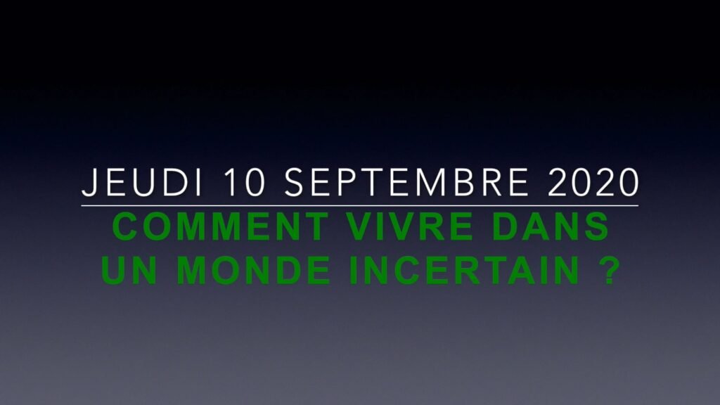 Frédéric Lenoir: Comment vivre dans un monde incertain?